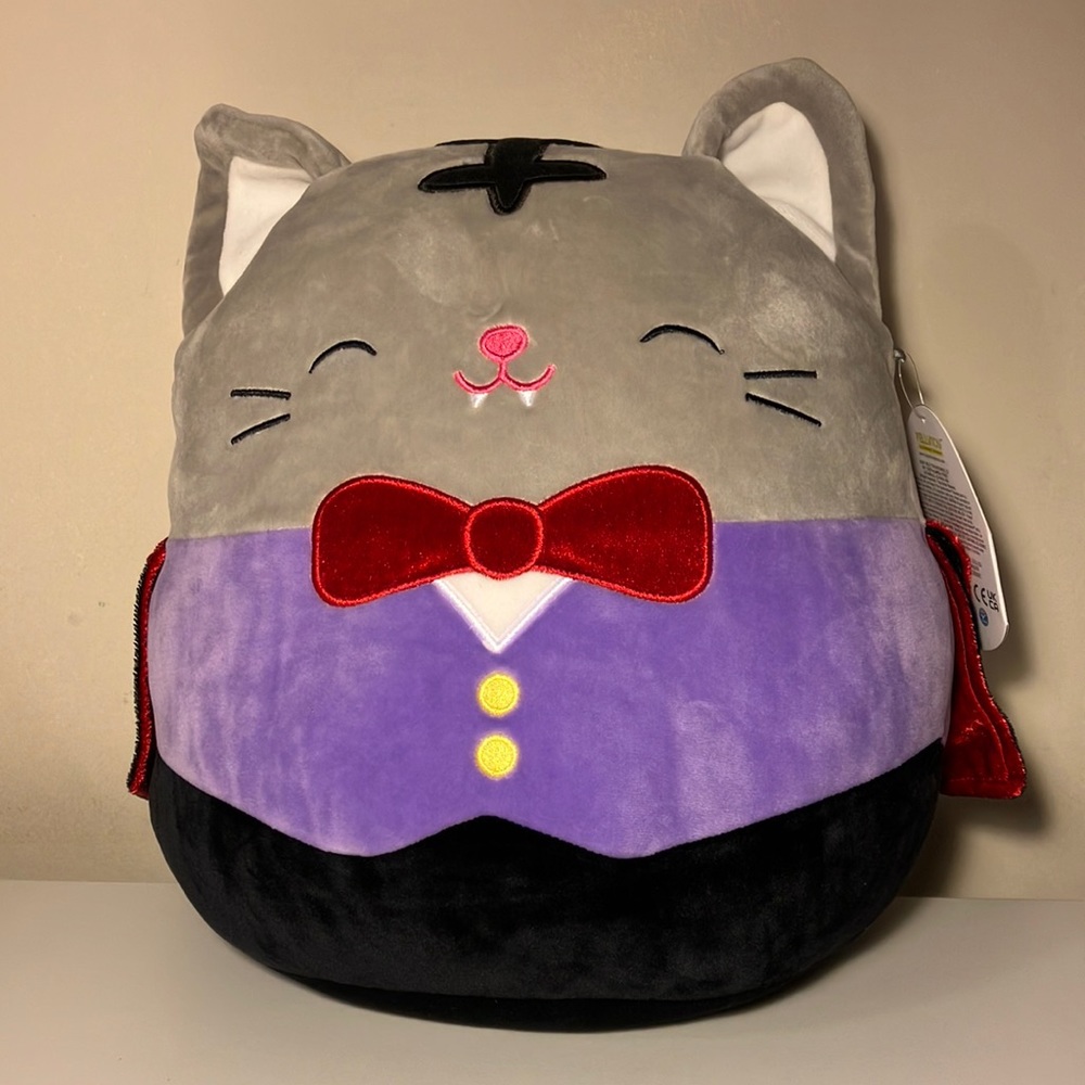 Squishmallow 12” Tally the Vampire Halloween Plush. 2021